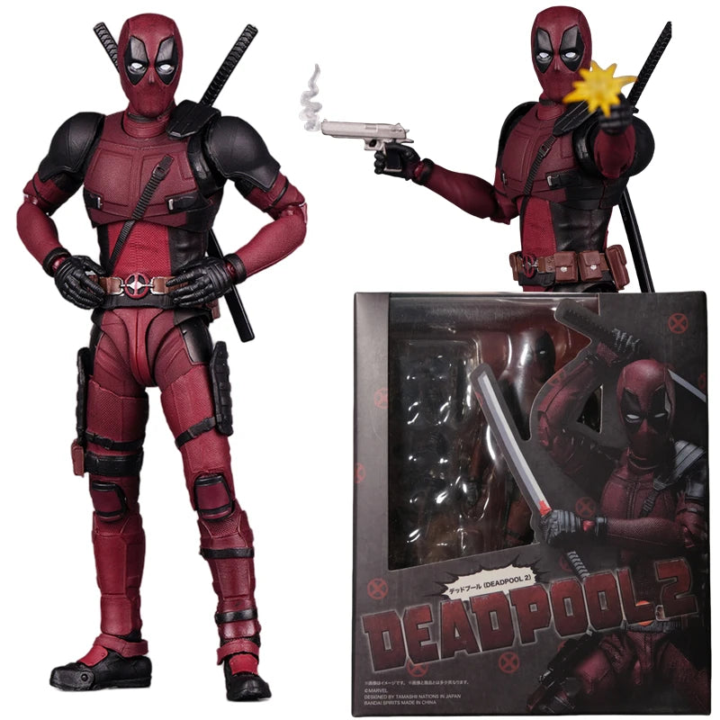 Deadpool Herói - Wilson Comics  Modelo Filme Brinquedos para Crianças Presente