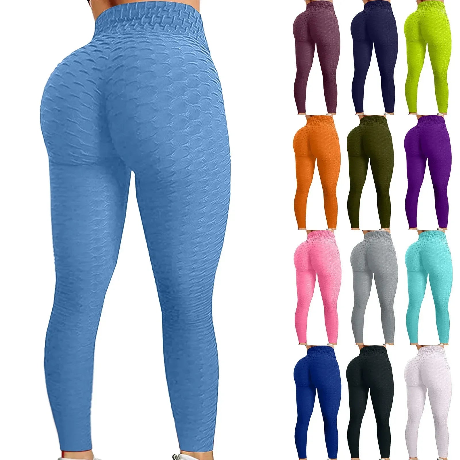 Calças Leggings de alta performance esportivas com efeito de levantamento de bumbum